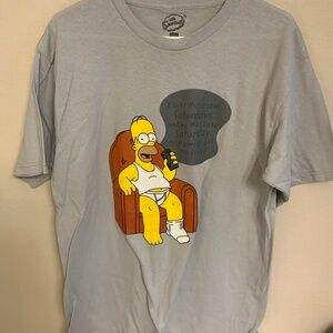 Men’s Large Bart Simpson Tee Shirt